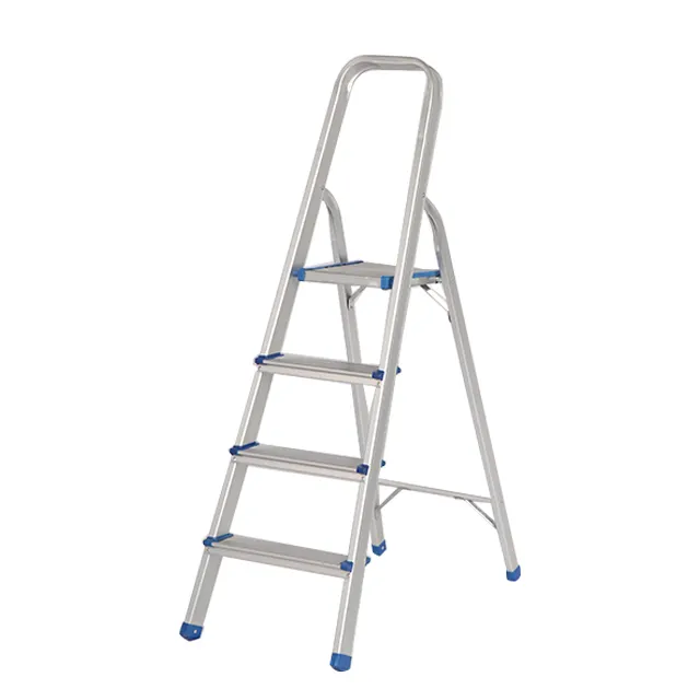 4 Stap Verstelbare Binnenlandse Opvouwbare Huishoudelijke Ladder Voor Thuis Vaststelling 4 Stap Ladder