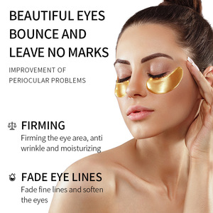Masque pour les yeux au collagène or 24 carats, anti-rides, raffermissant, hydratant, pour le soin des yeux - Product Image 1