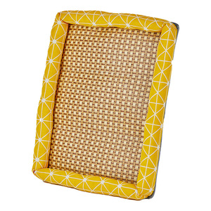 Summer Pet Cooling Mat Rectangle Rattan Dog Bed For Small Medium Dogs With Cooling Feature - Product Image 2