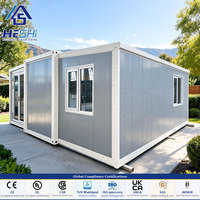 Maison conteneur préfabriquée extensible écologique de 40 pieds ou 20 pieds, 1, 2, 3, 4 ou 5 chambres, pliable, en vente, maison mobile, cabane
