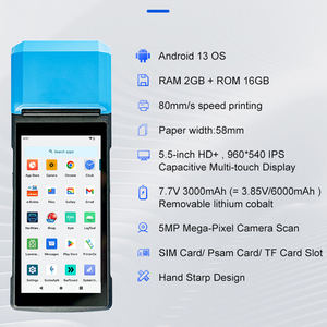OEM 5,5 pulgadas portátil <span class=keywords><strong>Android</strong></span> 13 POS máquina mano pos ticket máquina <span class=keywords><strong>tpv</strong></span> tactil con impresora caja registradora móvil pos S81 - Product Image 6