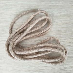 Câble d'alimentation électrique Hangxing tressé rond à 2 conducteurs, âme en cuivre toronné de 0,824 mm, isolation PVC, gaine en <span class=keywords><strong>jute</strong></span>, modèle HXA-088 85-265V - Product Image 1