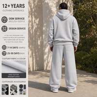 Ensemble homme 3D Foam Puff Print, survêtement oversize avec sweat à capuche et pantalon de jogging, tenue 2 pièces streetwear, logo personnalisé, collection automne