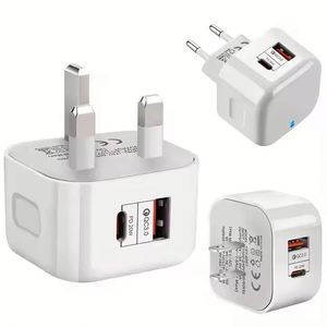 Factory EU US UK PD 20W USB-<b>C</b> Wall <b>Plugs</b> QC3.0 USB <b>Type</b> <b>C</b> Phone Charger Socket USB <b>C</b> Power <b>Adapter</b> - Product Image 1