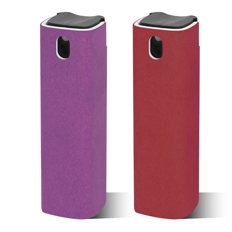 कस्टम लोगो अधिक से अधिक क्षमता के साथ 20ml 1 में 2 स्क्रीन क्लीनर स्प्रे Microfiber कपड़ा मोबाइल फोन स्क्रीन क्लीनर किट