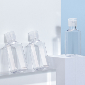 20mm 60ml trong suốt Chai nhựa PET cho chăm sóc da mỹ phẩm bao bì Chất lật Bìa rỗng sang trọng Chai Mực - Product Image 2