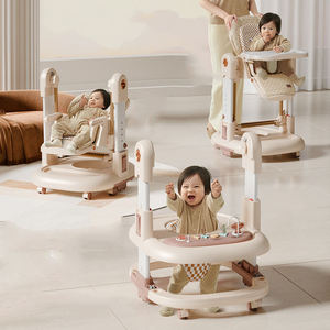 Seggiolone Pieghevole Moderno per Bambini, <span class=keywords><strong>Sedia</strong></span> Alta in Plastica per Pasti, Seggiolone 3 in 1 con Funzione Passeggino - Product Image 1