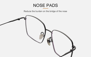 Phong Cách Siêu Ánh Sáng Vuông Nửa Titan Kính Khung Biểu Tượng Tùy Chỉnh Dịch Vụ In Ấn Bán Titan Kính Khung Pinhui Mô Hình - Product Image 6