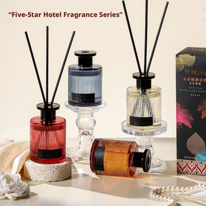 Diffuseur de parfum en verre à bâtonnets, sans <span class=keywords><strong>alcool</strong></span>, longue durée, parfum frais, désodorisant d'ambiance pour la maison et la salle de bain - Product Image 5