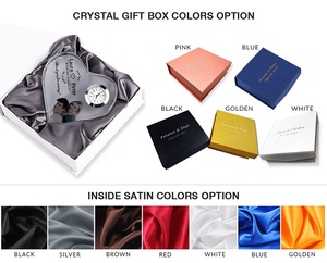 Đám Cưới Ủng Hộ Quà Tặng Pha Lê Hình Trái Tim Đồng Hồ Biểu Tượng Tùy Chỉnh Pha Lê Bảng Đồng Hồ Quà Lưu Niệm Đám Cưới Cho Khách - Product Image 6