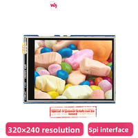 Módulo de Pantalla Táctil Resistiva IPS de 2.8 Pulgadas Waveshare Pico-ResTouch-LCD-2.8 para Raspberry Pi Pico, 262K Colores, 320x240 Píxeles, SPI