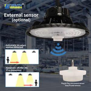 Iluminación Industrial a <span class=keywords><strong>Precio</strong></span> de Fábrica, Regulable de 0-10 V, 100 W, 150 W, 200 W, 240 W, 300 W, DLC CE, Lámpara LED UFO de Alta Bahía para Supermercado - Product Image 5