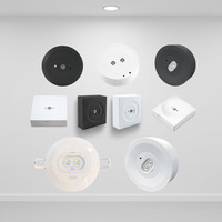 Plafonnier encastré LED d'urgence certifié pour batterie au lithium, IP20, éclairage commercial