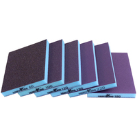 Éponge de ponçage Blocs de ponçage abrasifs superfins Éponge de sable lavable Éponge de papier de verre humide et sèche