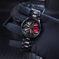 Jam Tangan Roda 3D Resmi Original Berkualitas Tinggi Grosir Jam Tangan Roda Quartz Tahan Air Jam Tangan Roda Mobil Lambo Teriamer
