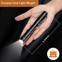 Offre Spéciale Lampe Torche LED Stylo d'Auto-Défense, Mini Lampe de Poche LED avec Clip, Lampe de Poche de Poche LED, Lampe de Poche Extérieure pour Camping, Urgence