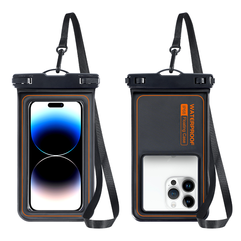Wholesale Universal PVC Waterproof Phone Bag Floating Foam Dry Case with Sealing Strip Clear Touch Screen for All Smartphones