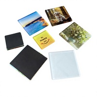 Aimants de réfrigérateur vierges en acrylique de 3,8 mm pour sublimation, forme carrée, pour transfert thermique, souvenir touristique, cadeau photo, vente en gros