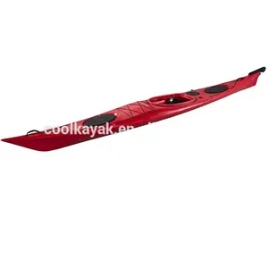 RAPIER-Single barato sea Kayak for exploration from Ningbo Cool Kayak Supplier sit-on top plastic kayak with rudder system