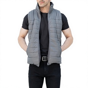 Wholesale New Unisex <b>Lightweight</b> Fleece Waterproof Breathable Quilted <b>Jacket</b> Stand Collar Sleeveless Zipper <b>Summer</b> Outdoor - Product Image 1