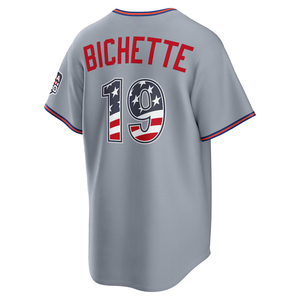 2026 USA 250 Kaos Jersey Baseball Empat Juli Pakaian Kustom Bordir Jahitan Seragam dengan Logo - Product Image 2