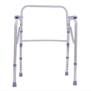 Good Quality Medical Care Adjustable Bathroom Safety Equipment <strong>Folding</strong> Portable Plastic Commode <strong>Chair</strong> for Elderly Disabled - Product Image 3