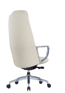 Chaise de bureau inclinable et pivotante, ergonomique en aluminium, commande manuelle - Product Image 3