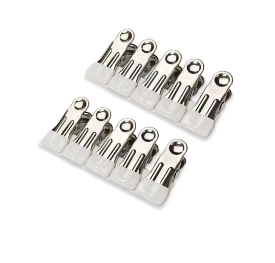 Windproof clip without buckle - white (loose)