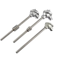 China Supplier 1200c Stainless Steel Probe Industrial Sensor Type k High Temperature Thermocouple