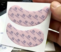 Masques hydrogel pour les yeux au collagène avec logo personnalisé OEM, caféine et acide hyaluronique pour lutter contre les rides et hydrater
