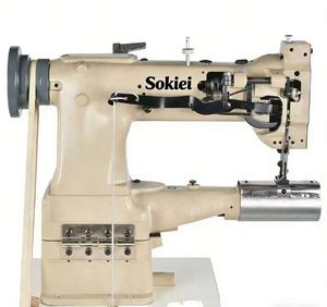 28B New Flat-Bed Industrial Double Needle <b>Walking</b> Foot Multineedle Sewing <b>Machine</b> - Product Image 3