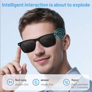 Wholesale Wearable Tech Ai Smart Glasses Touch Control Wireless Music Magnetic Charging <b>Speaker</b> Integrated Frame - Product Image 5