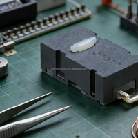D2LS-21 Interrupteur à point gris, bouton poussoir pour clavier et souris, micro-interrupteur