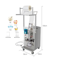 Machine d'emballage automatique pour sucettes glacées, bâtonnets de glace, jus de fruits, sachets de remplissage et de scellage
