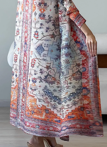 OEM/ODM Alta Qualidade Abaya 2025 Dubai Mulheres Modesto Muçulmano Tradicional Plus Size Frente Aberta Cardigan Plissado Longo Robe Kaftan - Product Image 2