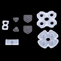 Kit de caoutchouc silicone conducteur SYYTECH V1.0 V2.0 pour la réparation des manettes PS4