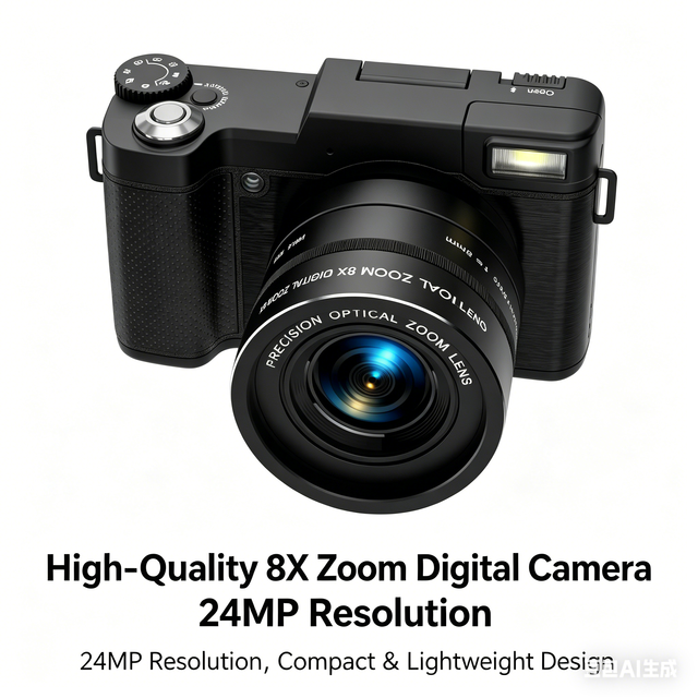 Professional Digital Video Camera 5K Resolution 1/2.9" CMOS Sensor 12MP Max 75MP 3" IPS Display 180 Degree Rotation Replaceable