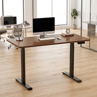 Bureau debout électrique réglable en hauteur, en métal épais et ergonomique - Mobilier de bureau commercial durable