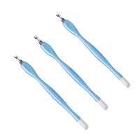 Pousse-cuticules professionnel double face en acier inoxydable, 12 pièces, pour éliminer les peaux mortes, outil de manucure et de nettoyage des ongles pour salon et usage domestique