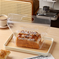Sacs d'emballage personnalisables en CPP de qualité alimentaire avec fermeture éclair transparente pour pain, lait, aliments pour animaux et produits de pâtisserie