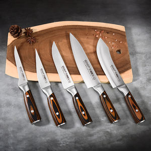 Professionale in acciaio inox cucina <span class=keywords><strong>macellaio</strong></span> coltello Set disossamento coltello macellazione con manico in legno Pakka - Product Image 5