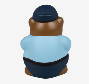 Pelotas Antiestrés de Espuma Suave con Logotipo Personalizado de Oso Policía, Regalo Promocional para Aliviar la Ansiedad, Campaña de Seguridad Pública - Product Image 3