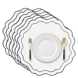 Hochwertige Maßgefertigte Stoff-Tischsets für Gewerbliche Gastronomie, Bestickte Boho-Hochzeits-Tischsets - Product Image 5