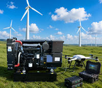Generator Diesel Open Frame 20kW 30kW 40kW 50kW |   Catu Daya Portabel untuk Pengisian Baterai UAV