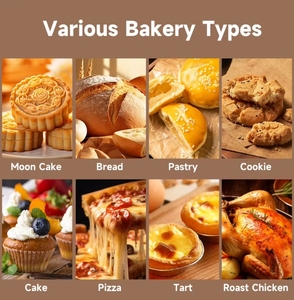 Grand <span class=keywords><strong>four</strong></span> à vapeur à convection électrique, <span class=keywords><strong>four</strong></span> de boulangerie commercial, prix bas - Product Image 6