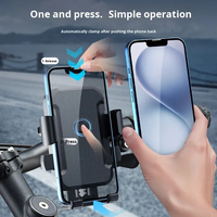 Support de sécurité antivol à serrage automatique pour téléphone portable, support de présentation pour moto et vélo