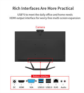 Sharerdp Computadora Todo en Uno de 21.5, 23.8 y 27 Pulgadas, I3 <span class=keywords><strong>I5</strong></span> I7 de 12.ª Generación <span class=keywords><strong>11400</strong></span> 12100 <span class=keywords><strong>12400</strong></span> 12700, PC de Escritorio para Juegos Todo en Uno - Product Image 3