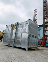 Ascenseur à crémaillère électrique homologué CE pour la construction de bâtiments de grande hauteur, boîte de vitesses, capacité de 2000 kg, monte-charge à passagers haute efficacité
