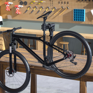 Abrazadera <span class=keywords><strong>de</strong></span> reparación <span class=keywords><strong>de</strong></span> bicicleta <span class=keywords><strong>de</strong></span> acero ajustable, soporte <span class=keywords><strong>de</strong></span> trabajo para mantenimiento <span class=keywords><strong>de</strong></span> bicicleta, estacionamiento - Product Image 6