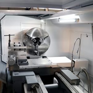 High Quality Heavy Duty CK61100 Lathe <strong>Machine</strong> 220V Fanuc <strong>Used</strong> Condition Horizontal 4-Jaw Chuck Flat Bed GSK Gear for Metal - Product Image 5